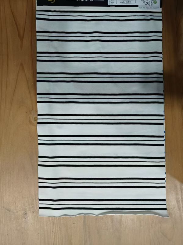 Easy To Care And Soft High Quality Striped Material Fabric For Casual Wear