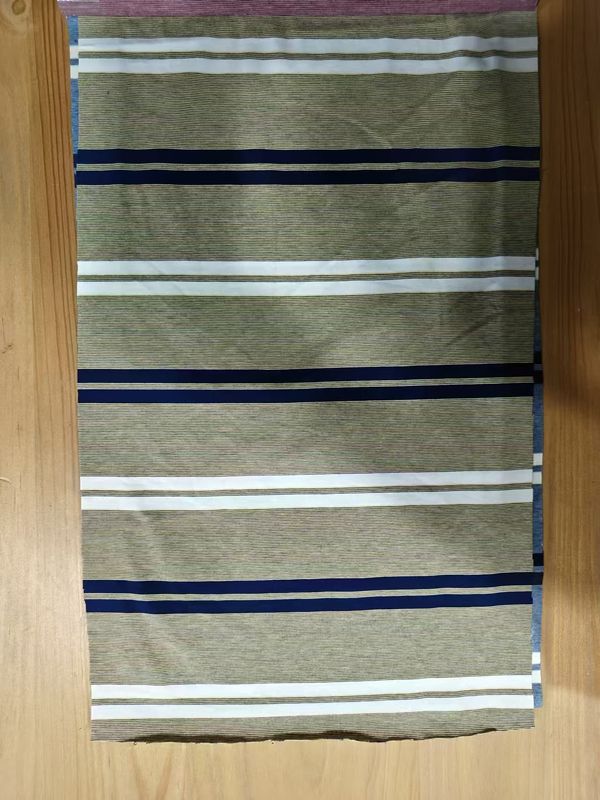 Breathable And Comfortable And Skin-Friendly Striped Material Fabric For T-Shirt