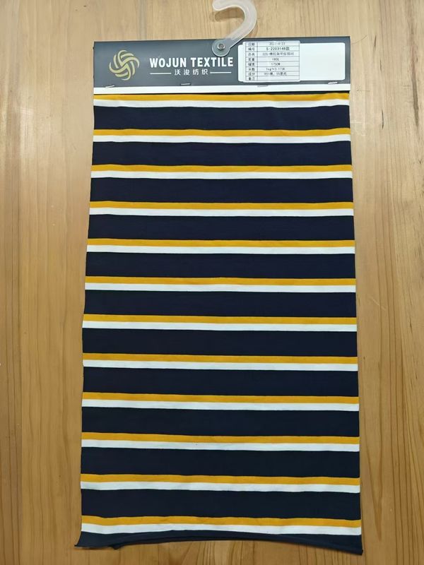 Soft And Skin-Friendly And Environmentally Friendly Striped Material Fabric For Casual Wear