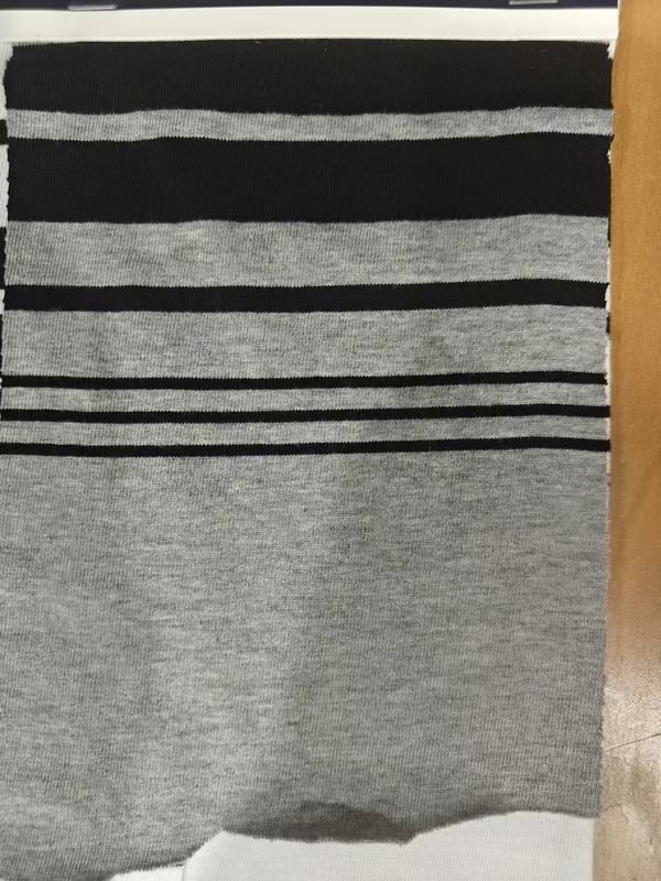 Fashionable ，Skin-Friendly Comfortable And Soft Striped Material Fabric For T-Shirt
