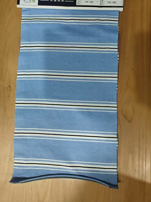 Breathable And Sweat-Absorbing Skin-Friendly Comfortable Striped Material Fabric For T-Shirt