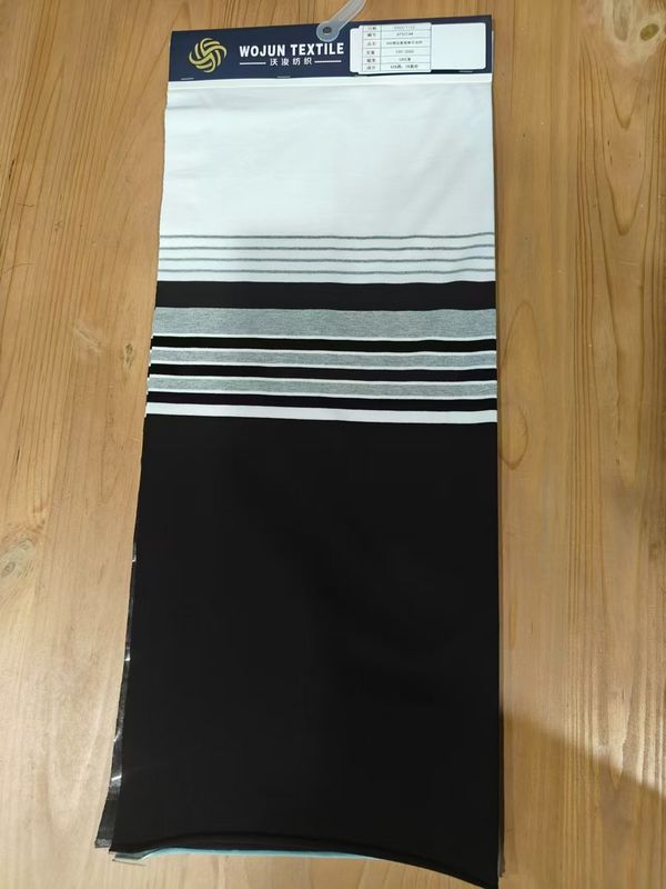 Good Quality Natural And Comfortable Soft Striped Knit Fabric For Casual Wear