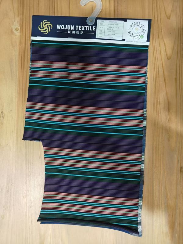 Good Quality Comfortable And Sweat Absorbing Soft Striped Knit Fabric For Casual Wear