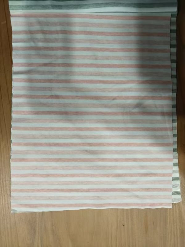 Wear-Resistant And Soft Breathable And Durable Striped Material Fabric For Casual Wear