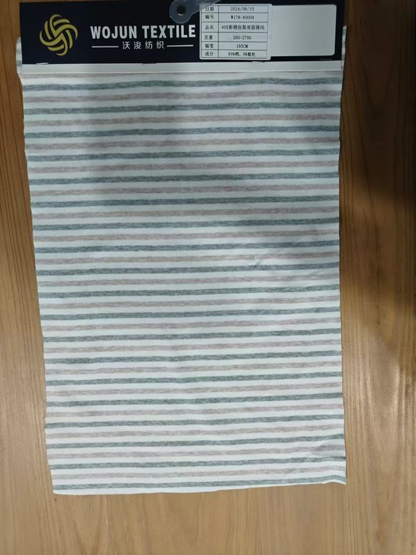 Wear-Resistant And Soft Breathable And Durable Striped Material Fabric For Casual Wear