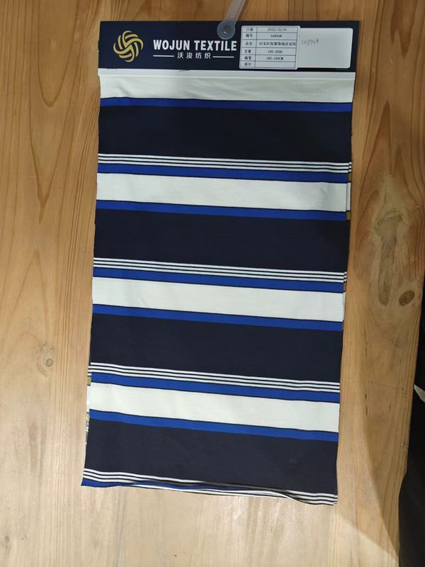 Durable And Comfortable And Skin-Friendly Striped Knit Fabric For Polo Shirt