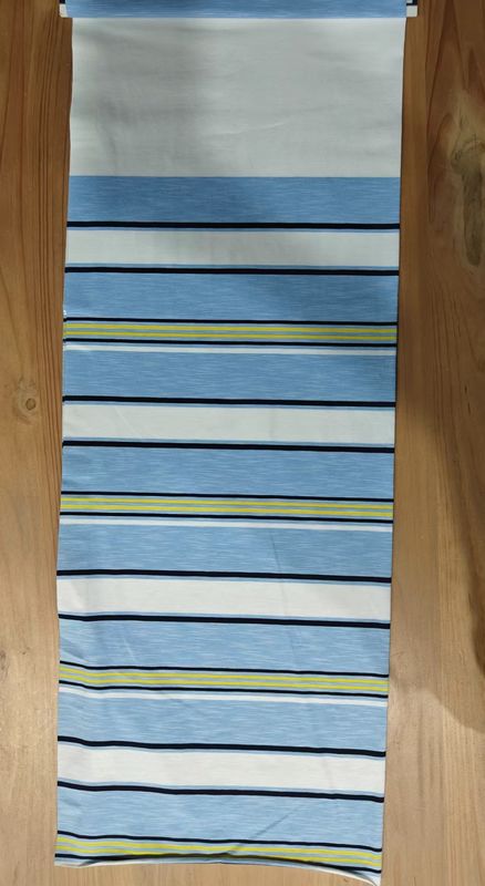 Breathable Comfortable Fashionabe And Soft Durble Striped Knit Fabric For T-Shirt