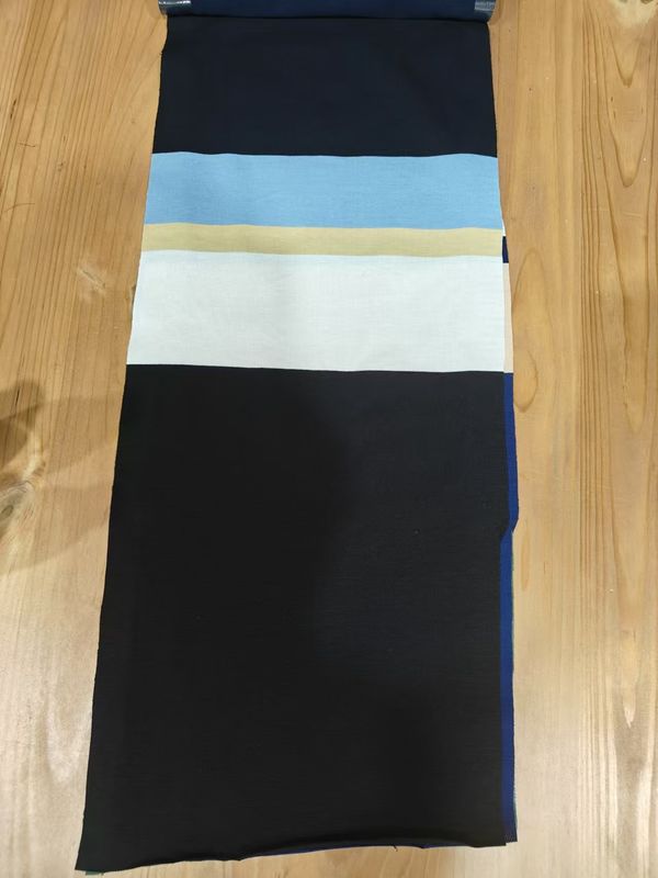 Smooth And Fashionable Comfortable Clear Grain Striped Knit Fabric For Polo Shirt