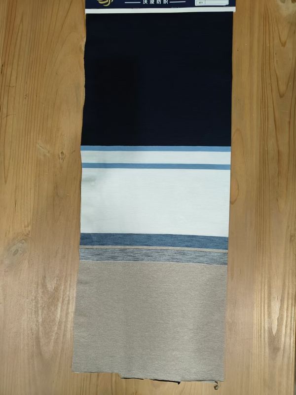Soft Touch And Cool And Dry Smooth And Fashionable Clear Grain Striped Knit Fabric For Polo Shirt