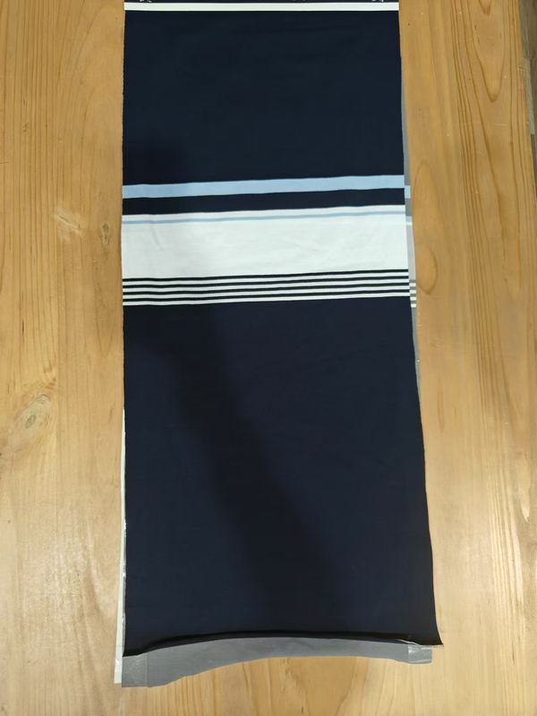 Environmental And Fashionabl And Durable And Soft Striped Knit Fabric For Casual Wear