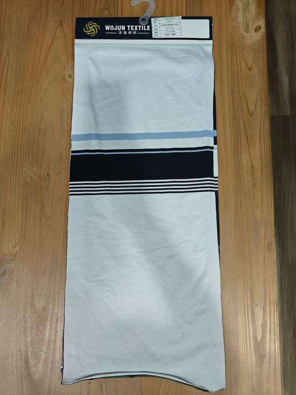 Environmental And Fashionabl And Durable And Soft Striped Knit Fabric For Casual Wear