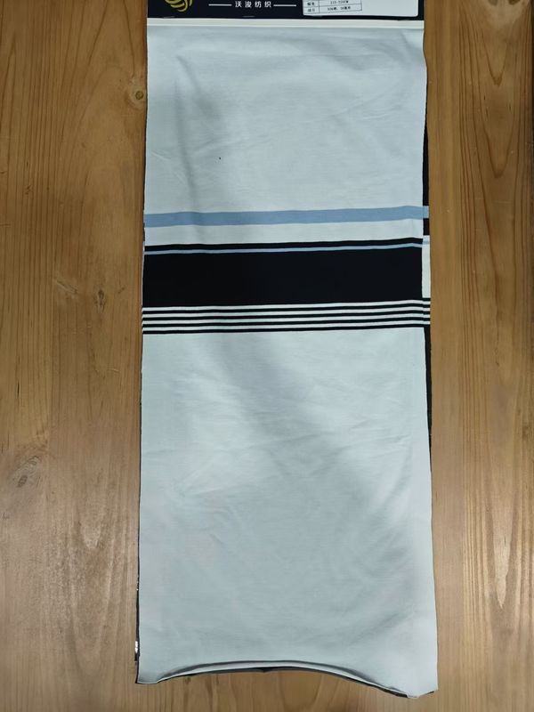 Environmental And Fashionabl And Durable And Soft Striped Knit Fabric For Casual Wear