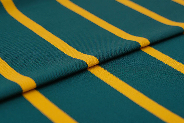 Breathable And Shiny Stylish And Skin-Friendly Mercerized Cotton Pique Knit Fabric For Polo Shirt