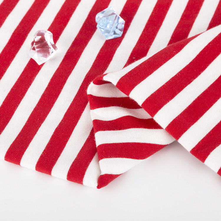 Easy To Care For And Breathable And Hygroscopic Striped Knit Fabric For  Casual Wear