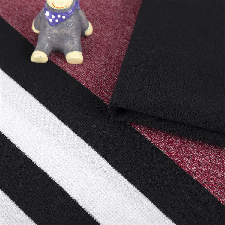 High-Quality Sweat-Absorben And Hanging Stiff And Smooth Striped Knit Fabric For Jersey