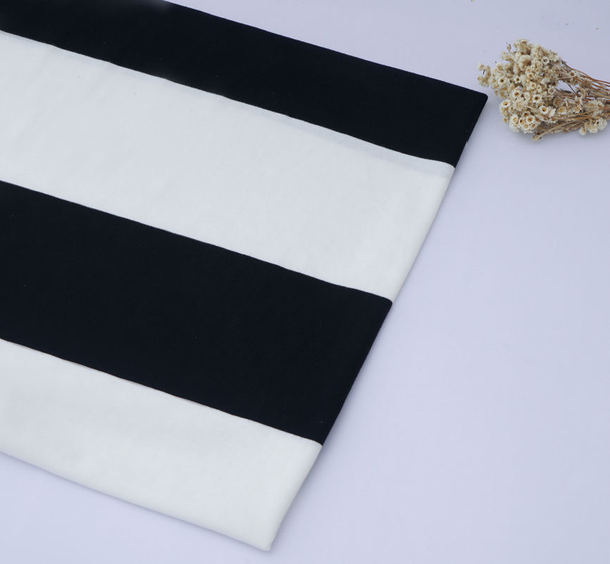 Skin-Friendly And Smooth Soft Easy Care Striped Material Fabric For Casual Wear