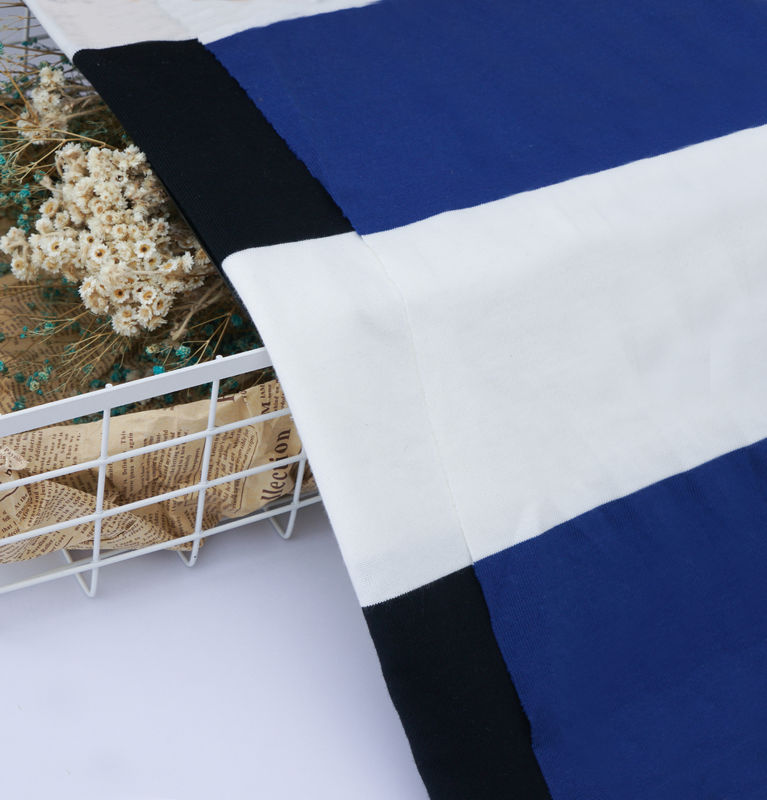 Skin-Friendly And Smooth Soft Easy Care Striped Material Fabric For Casual Wear