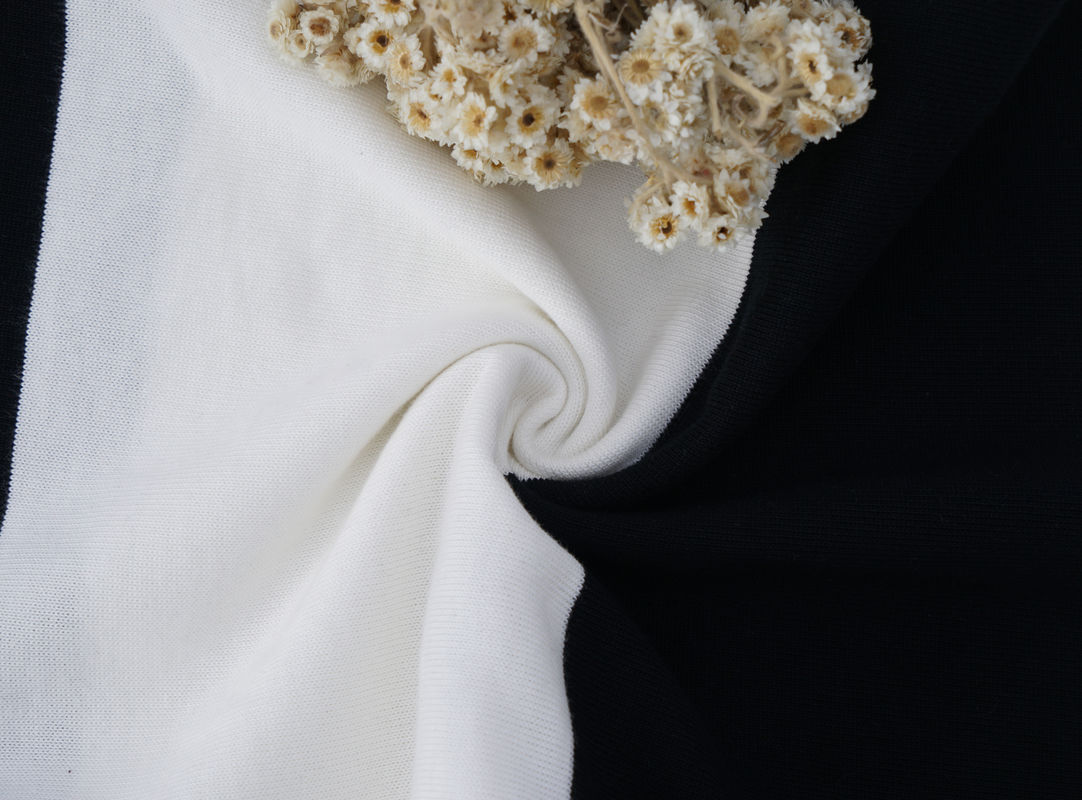 Skin-Friendly And Smooth Soft Easy Care Striped Material Fabric For Casual Wear
