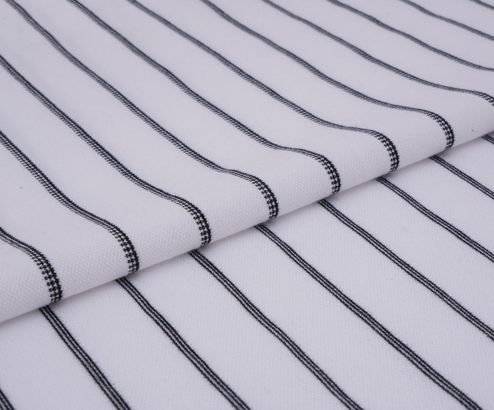 Skin-Friendly  Comfortable Fashionable Easy Care Striped Material Fabric For Casual Wear