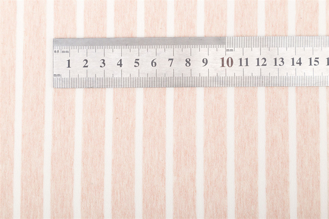 Comfortable And Soft Skin-Friendly And Elastic Striped Material Fabric For Casual Wear
