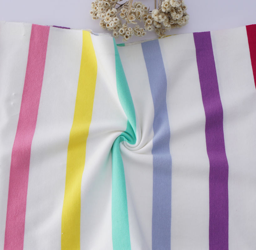 Easy To Care  Wear-Resistant And Breathable Classic Striped Material Fabric For Casual Wear