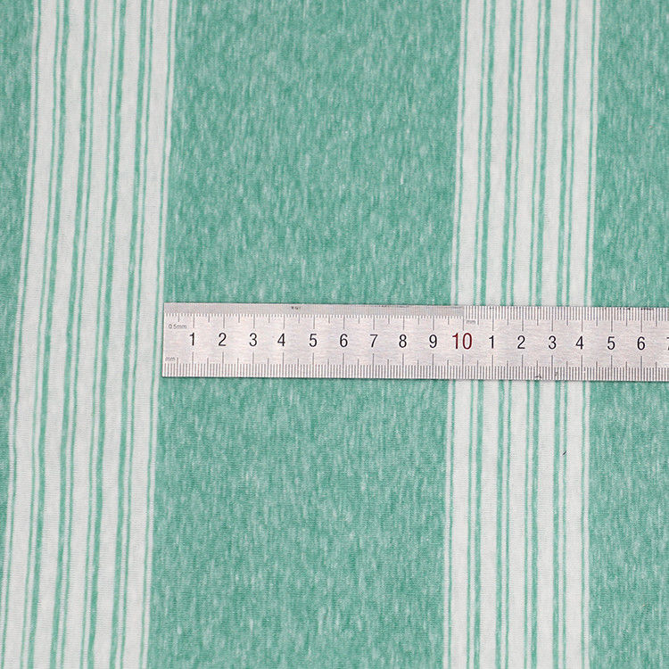 Delicate And Comfortable Beautiful And Simple Striped Knit Fabric For T-Shirt