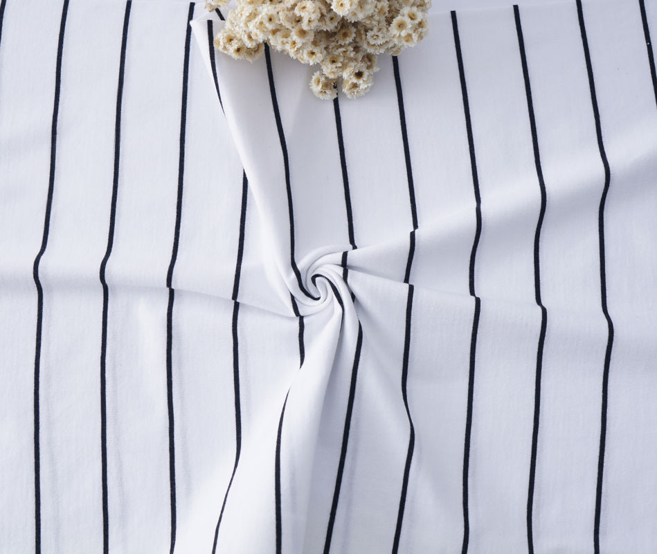 Good Quality Fashionable Comfortable And Breathable Striped Material Fabric For Casual Wear