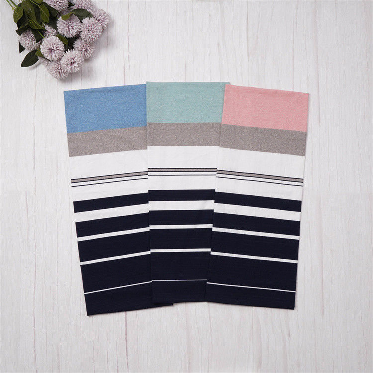 Breathable Elasticity Soft Fashionable Skin-Friendly Classic Striped Knit Fabric For T-Shirt