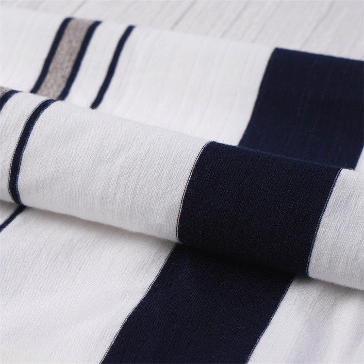 Breathable Elasticity Soft Fashionable Skin-Friendly Classic Striped Knit Fabric For T-Shirt