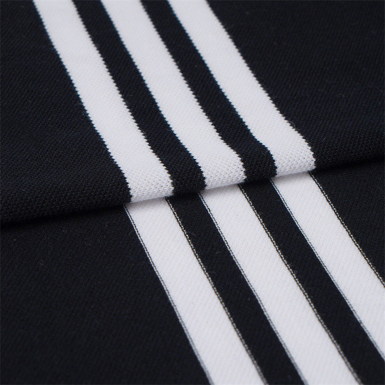 Skin-Friendly And Comfortable And Breathable Striped Knit Fabric For Leisure Wear