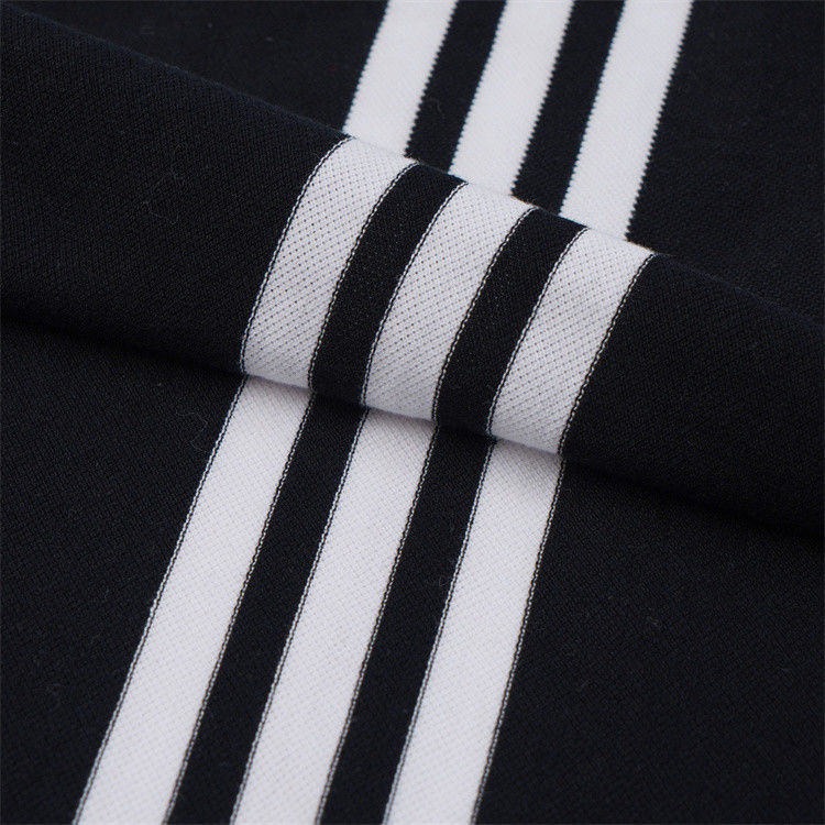 Skin-Friendly And Comfortable And Breathable Striped Knit Fabric For Leisure Wear