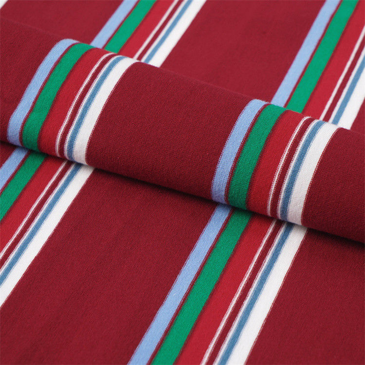 Comfortable Skin-Friendly And Breathable Durable Striped Material Fabric For Casual Wear