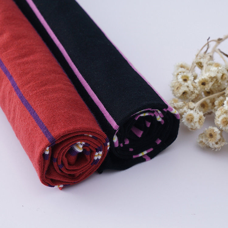 Healthy Soft And Wear-Resistant And Durble Striped Knit Fabric For T-Shirt
