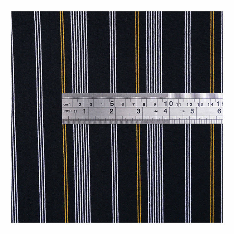 Healthy Soft And Good Texture And Comfortable Striped Knit Fabric For T-Shirt