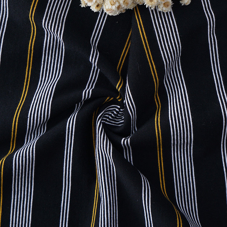 Healthy Soft And Good Texture And Comfortable Striped Knit Fabric For T-Shirt