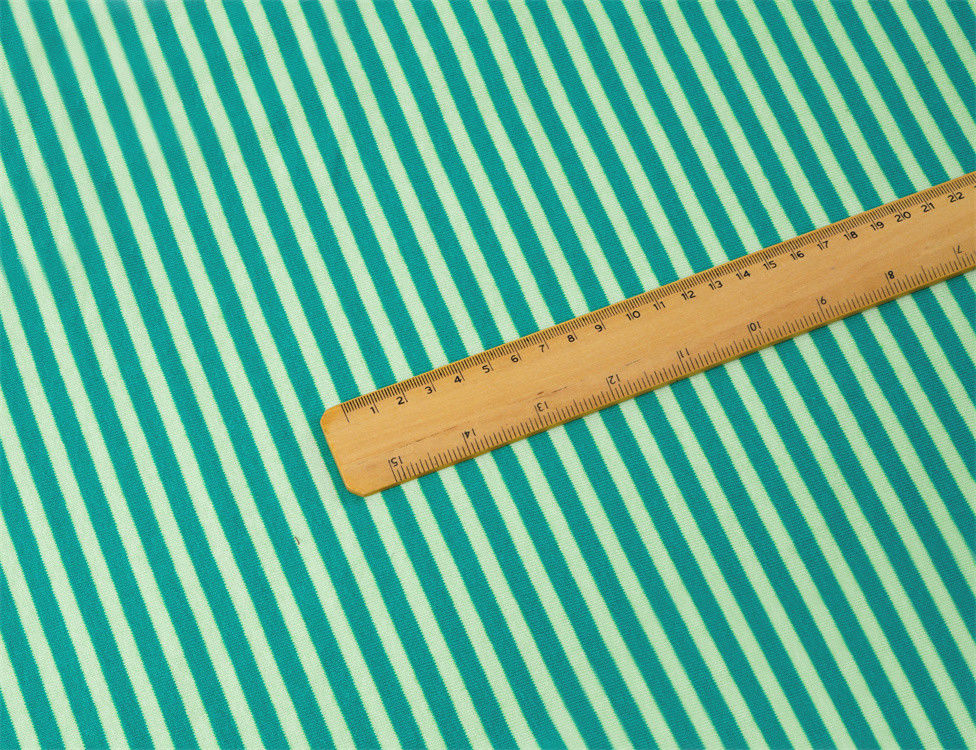 Healthy And Stylish Natural Breathable And Skin-Friendly Striped Material Fabric For T-Shirt