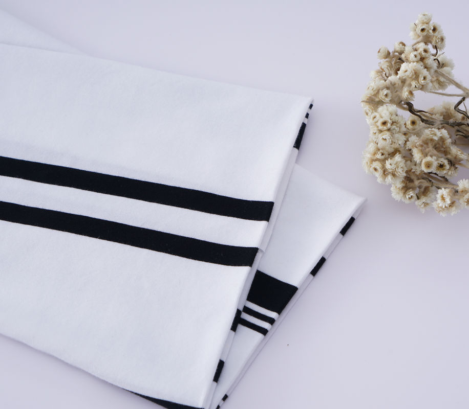 Wear-Resistant, Breathable And Environmentally Friendly Texture Striped Knit Fabric For Polo Shirt