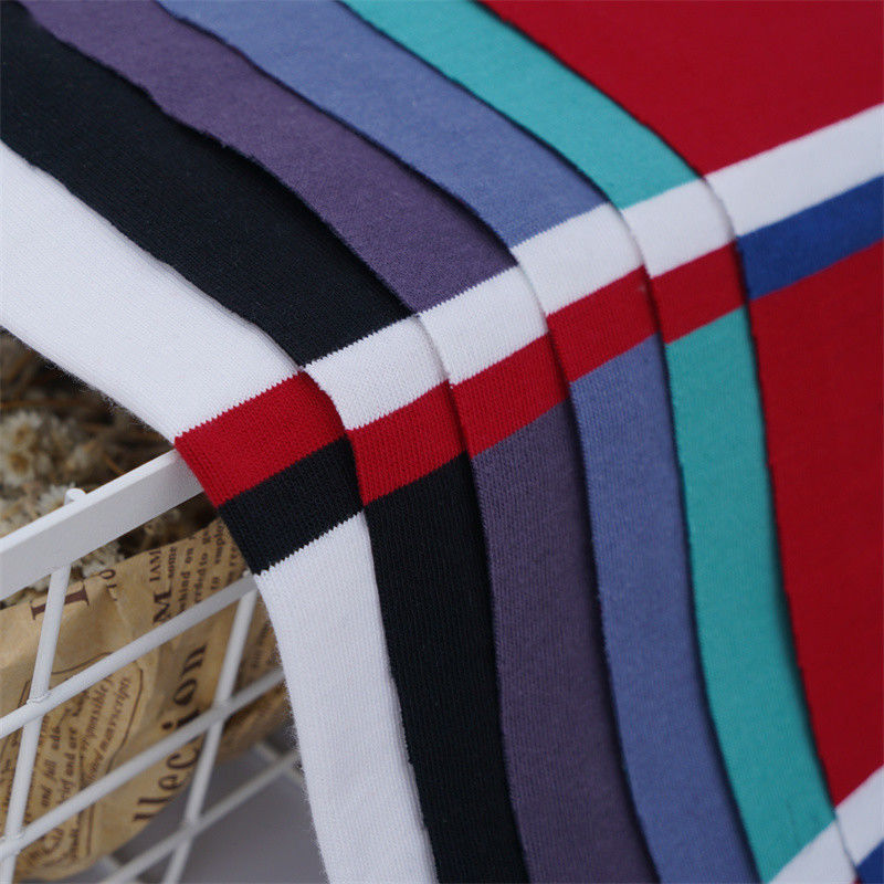 High Quality And Not Easy To Deform Breathable And Refreshing Striped Knit Fabric For Polo Shirt