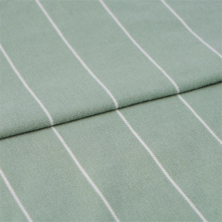 High Quality Smooth And Breathable Comfortable Striped Knit Fabric For T-Shirt