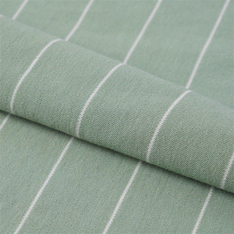 High Quality Smooth And Breathable Comfortable Striped Knit Fabric For T-Shirt
