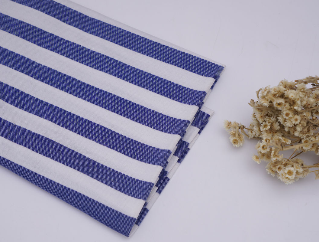 Breathable And Quick-Drying Wear-Resistant Healthy Striped Knit Fabric For Polo Shirt