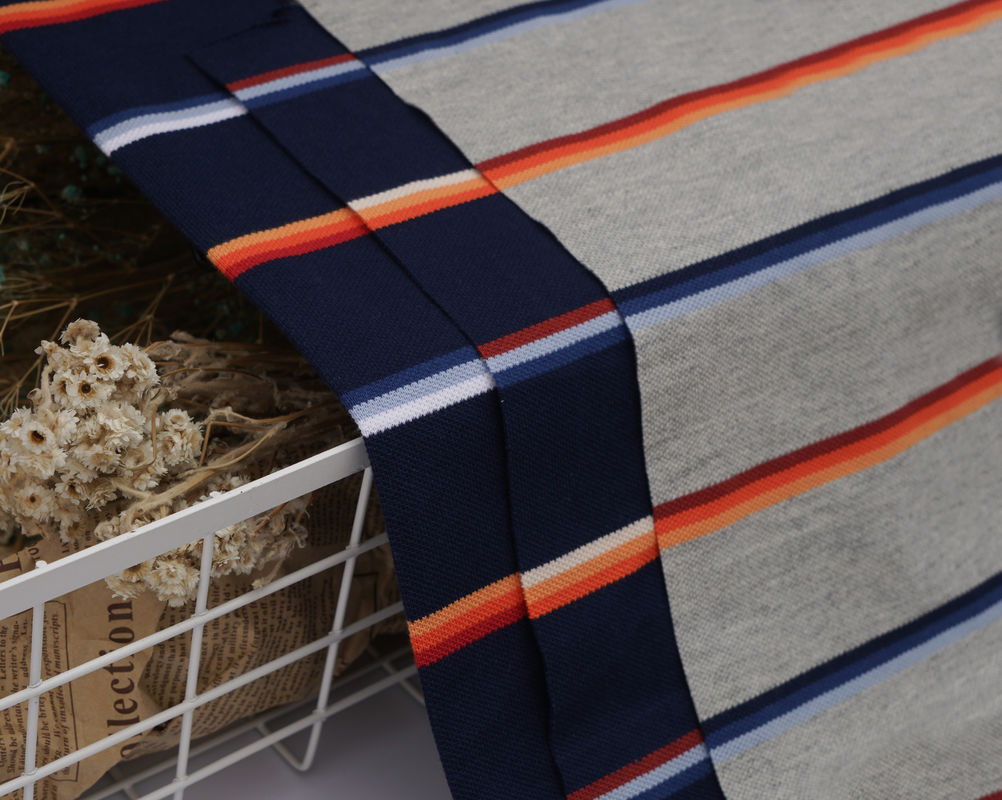 Light And Breathable,  Comfortable And Soft Striped Knit Fabric For Casual Wear