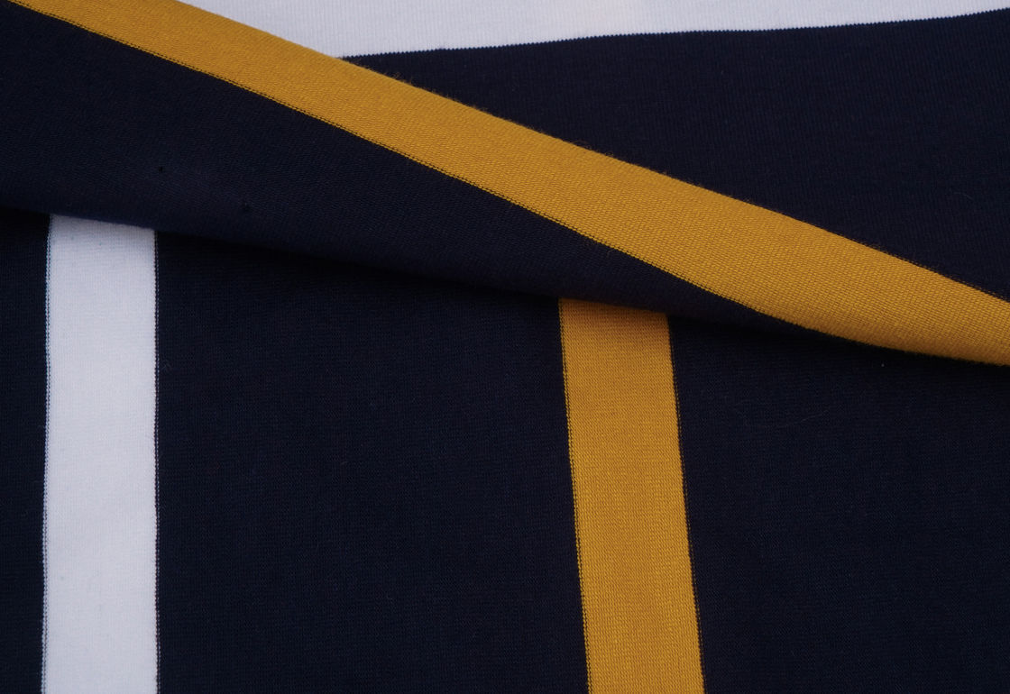 High-Quality And Breathable And Comfortable Striped Knit Fabric For Polo Shirt