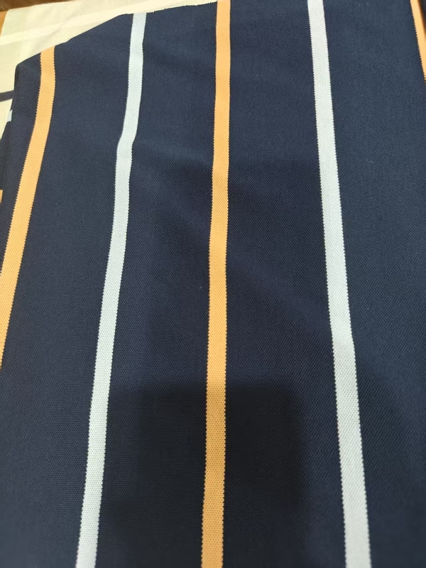 Wear-Resistant And Comfortable，Anti-Wrinkle And Refreshing Striped Material Fabric For Polo Shirt