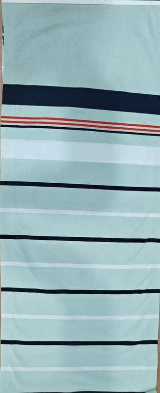 Wear-Resistant And Comfortable，Anti-Wrinkle And Refreshing Striped Material Fabric For Polo Shirt