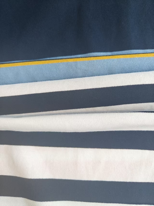 Soft And Breathable Healthy And Comfortable Striped Knit Fabric For Casual Wear
