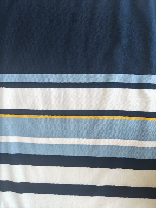 Soft And Breathable Healthy And Comfortable Striped Knit Fabric For Casual Wear