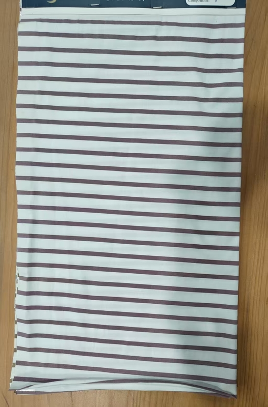 High Quality Wear-Resistant Comfortable, Healthy And Skin-FriendlyStriped Knit Fabric For T- Shirt