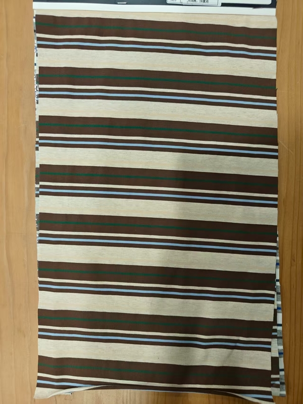 Comfortable And Skin-Friendly Low Shrinkage Striped Knit Fabric For T-Shirt