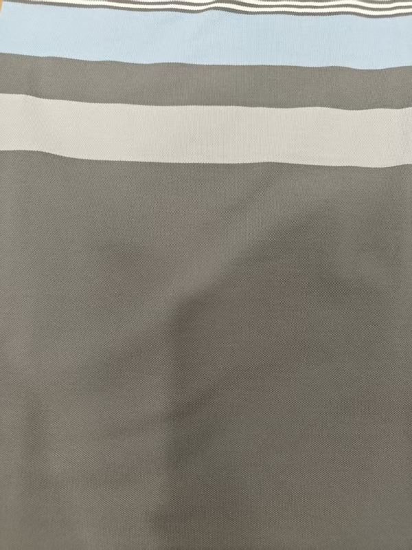 Comfortable, Healthy And Skin-Friendly Good TextureStriped Knit Fabric For T-Shirt